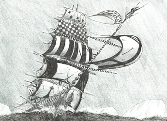 Myrskynluojat Prinssi Gustav Adolf Sea, 2017, (Tussi paperille)