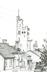 Tower in Knutsford, 2003, (muste paperille)