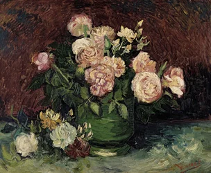 Ruusuja ja pioneja, 1886