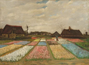 Kukkapenkkejä Hollannissa. Noin 1883