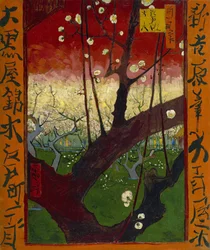 Kukkiva luumupuu (Hiroshigen mukaan)