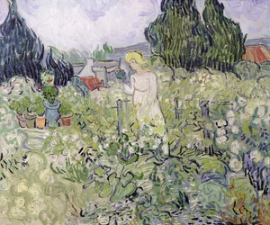 Mademoiselle Gachet puutarhassaan Auvers-sur-Oisessa