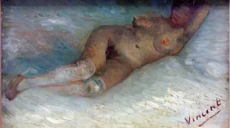 ""Nu couche"" (makaava alastonkuva) Vincent van Goghin (1853-1890) 1887 kroller-muller Museum Otterlo, Pays-Bas