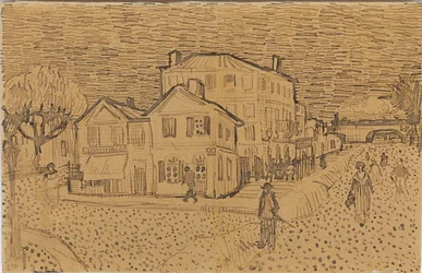 Vincentin talo Arlesissa, kirjeestä hänen veljelleen Theolle, teloitettu Arlesissa, 1888