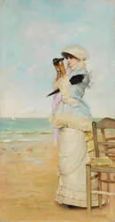 En vue - Vicente Palmaroli y Gonzalezin (1834-1896) maalaus - Öljy puulle - 43x22 - Museo del Prado, Madrid