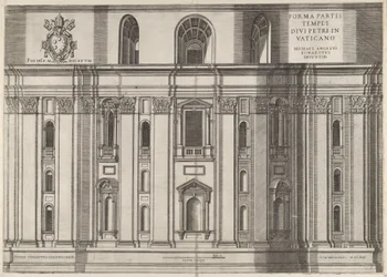 Rooman loiston peili: St. Pietari, 1564.