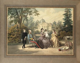 Keisarillinen perhe Gödöllossa, 1871.