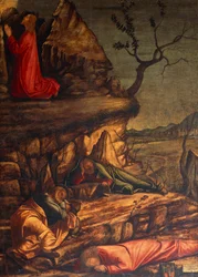 Jeesus Getsemanen puutarhassa tai rukous puutarhassa