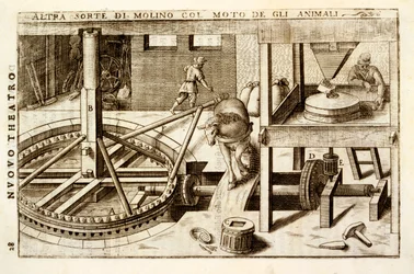 Hevoskäyttöinen jyrsinkone 1607
