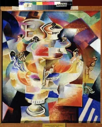 Samovar. 1919 (öljy puulle)