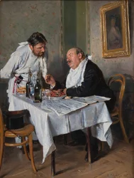 Ravintolassa, 1887
