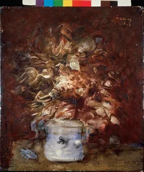 Bouquet de fleurs (Kukkakimppu), noin 1940 (öljy paneelille).