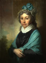 Ana Sergeevna Bezobrazovan muotokuva, loppu 1790p