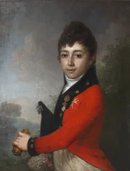 Paroni Aleksei Nikolajevitš Serdobinin muotokuva 1790-1834 lapsena.