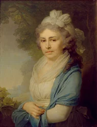 Jelizaveta Ivanovna Nekljudovan muotokuva 1773-1796, s. Levashova, 1798
