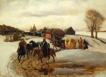 Tsaarin kevätpyhiinvaellus tsaari Aleksis I Mihailovitšin aikaan, 1868