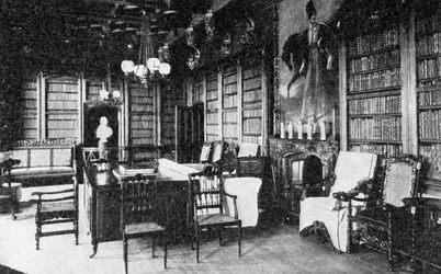 "The Library, Abbotswood", 1923.