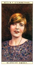 Blanche Sweet 1896-1986, yhdysvaltalainen näyttelijä, 1928.