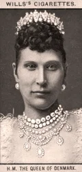 H.M. Tanskan kuningatar, 1908.