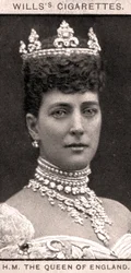 H.M. Englannin kuningatar, 1908.