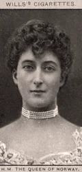 H.M. Norjan kuningatar, 1908.