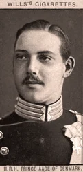 H.R.H. Tanskan prinssi Aage, 1908.
