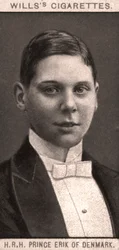 H.R.H. Tanskan prinssi Erik, 1908.