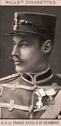 H.R.H. Tanskan prinssi Harold, 1908.
