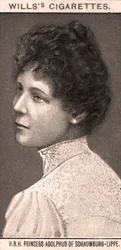 H.R.H. Schaumburg-Lippen prinsessa Adolphus, 1908.
