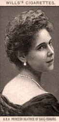 H.R.H. Saxe-Coburgin prinsessa Beatrice, 1908.