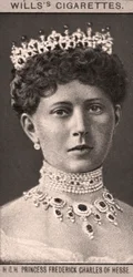 H.R.H. Hessenin prinsessa Frederick Charles, 1908.