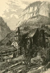 "Cumberland Gap, idästä", 1872.