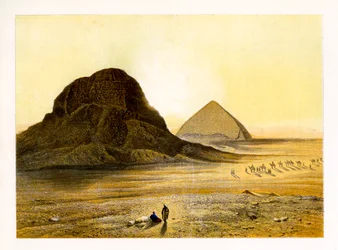 Dashurin tiilipyramidit, Egypti, n. 1870.