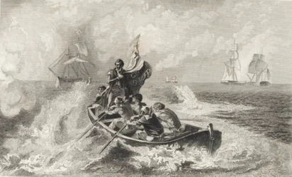 Eriejärven taistelu (litho)