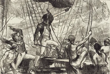 Merivoimien taistelut (litho)
