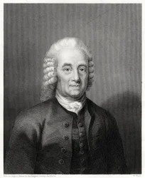 Emanuel Swedenborg, ruotsalainen filosofi, mystikko ja kosmologi, 1884