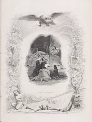 Kohtalot, teoksesta The Songs of Béranger, 1829. Tekijät: W. J. J. Déshauvents, Melchior Péronard.