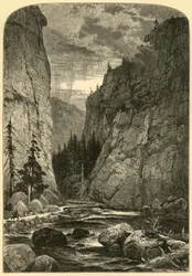 "Bowlder Canyon", 1874.