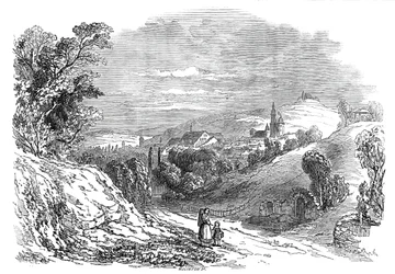 Coburg - Hänen kuninkaallisen korkeutensa prinssi Albertin piirroksesta, 1845.