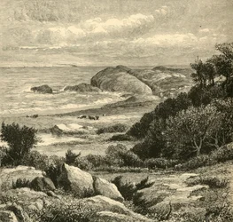 "Kaukainen näkymä kiirastulesta", 1872.