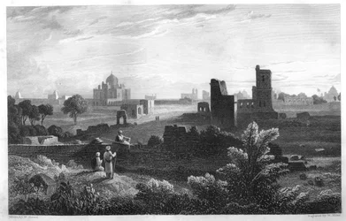 Humaioonin hauta, Delhi, Intia, n. 1860.