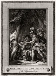Meleager esittelee Atalantalle Callydonian Boarin pään, 1774