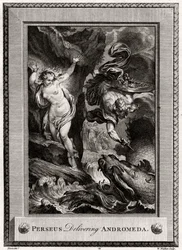 Perseus luovuttaa Andromedan, 1775