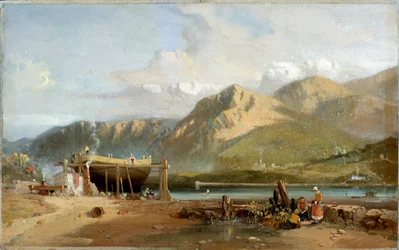 "Scene on the Traeth Bach, North Wales", 1845-1867