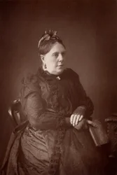 "" Annie French Hector (1825-1902), joka kirjoitti nimellä "Mrs Alexander". Pieni englantilainen kirjailija (woodburytype)
