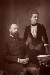 Charles ja Emilia Wentworth Dilke (s/w-valokuva)