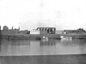 Luxor Niililtä, Egypti, 1895.