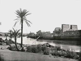 Isisin temppeli, Philae, Egypti, 1895.