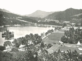 Näkymä Lady Hortons Walkilta, Kandy, Ceylon, 1895.