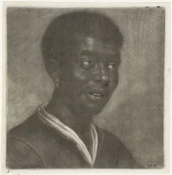 Mustan miehen pää, n. 1660-70